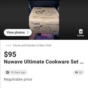 Nuwave ultimate cookware set: Fondue